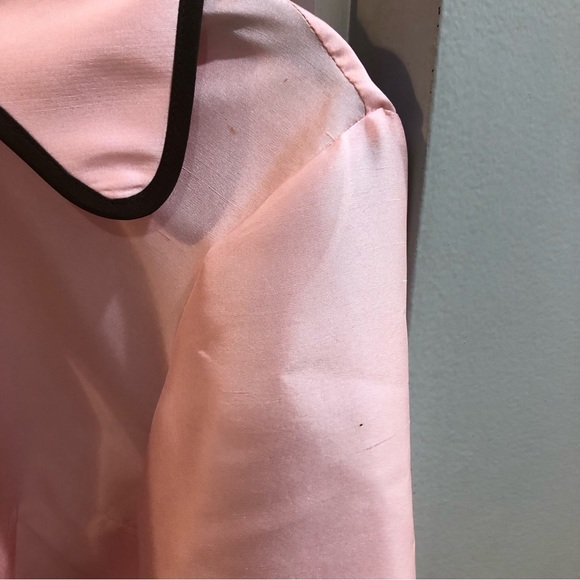 VINTAGE S.L.B Petite 100% Silk Blouse Shirt Top - Picture 5 of 7